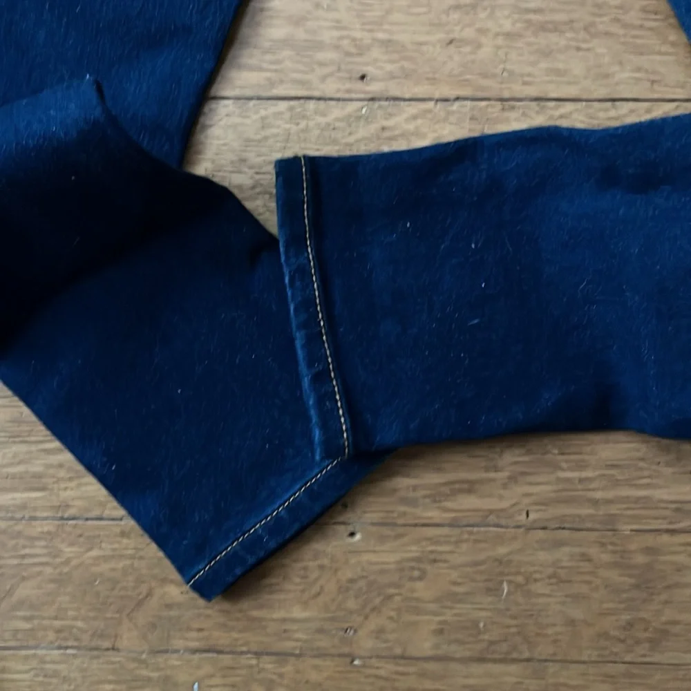 Levi’s stretch pull on jeggings, elastic waist, dark denim, girls 8 NWT - Picture 6 of 6